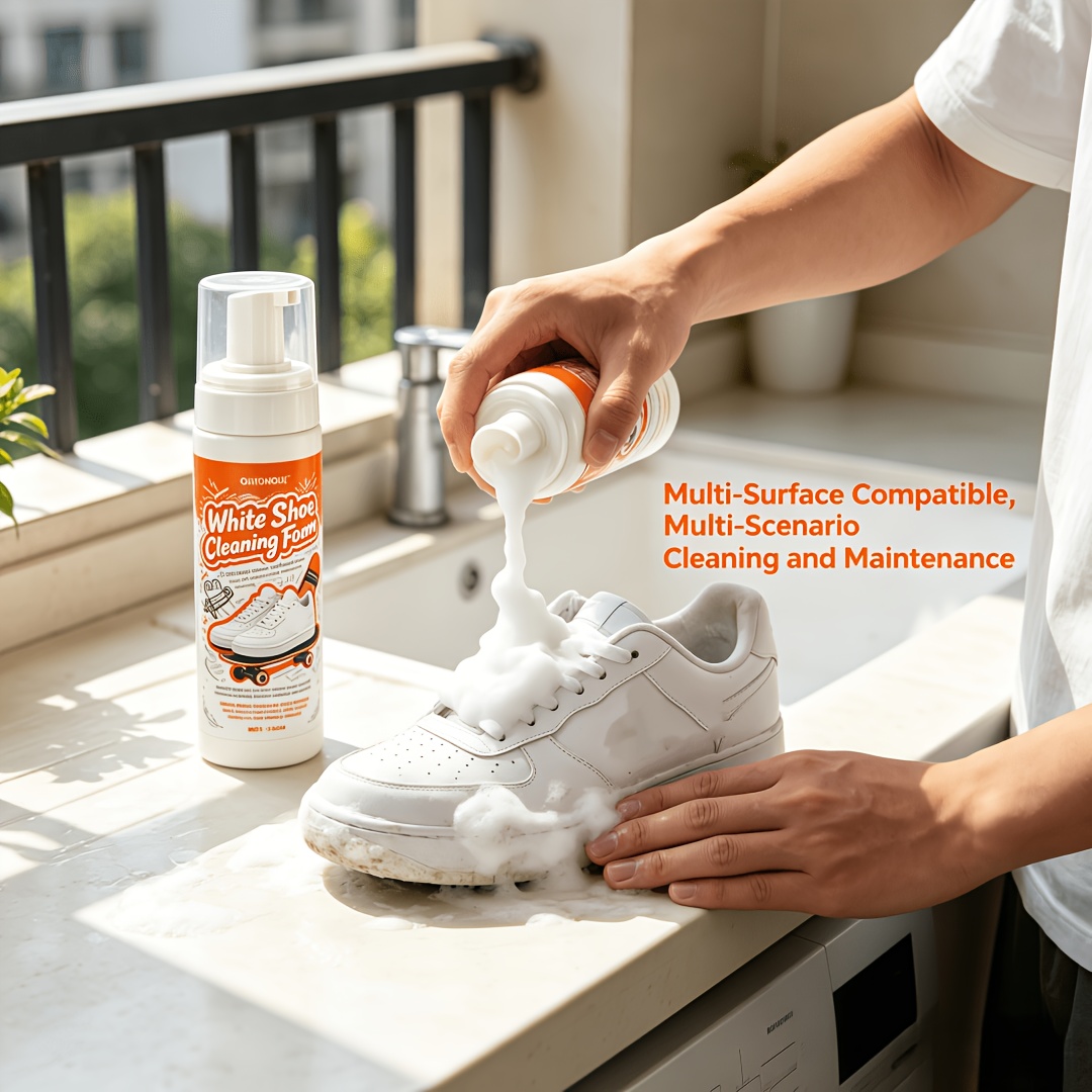 Sneaker Care Foam - Espuma Limpiadora de Zapatos Blancos Portátil