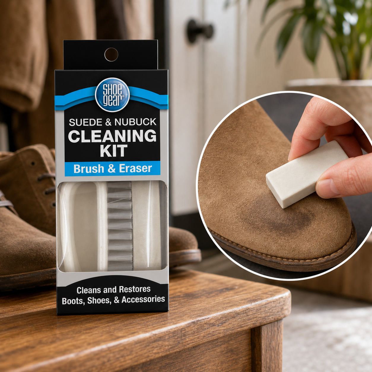 Sneaker Care For Suede - Kit de Cuidado para Zapatos de
