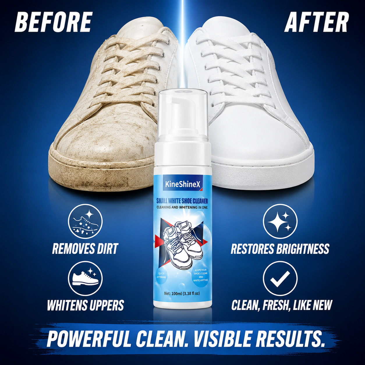 Sneaker Care Foam - Kits de Limpieza de Zapatos Gihen,