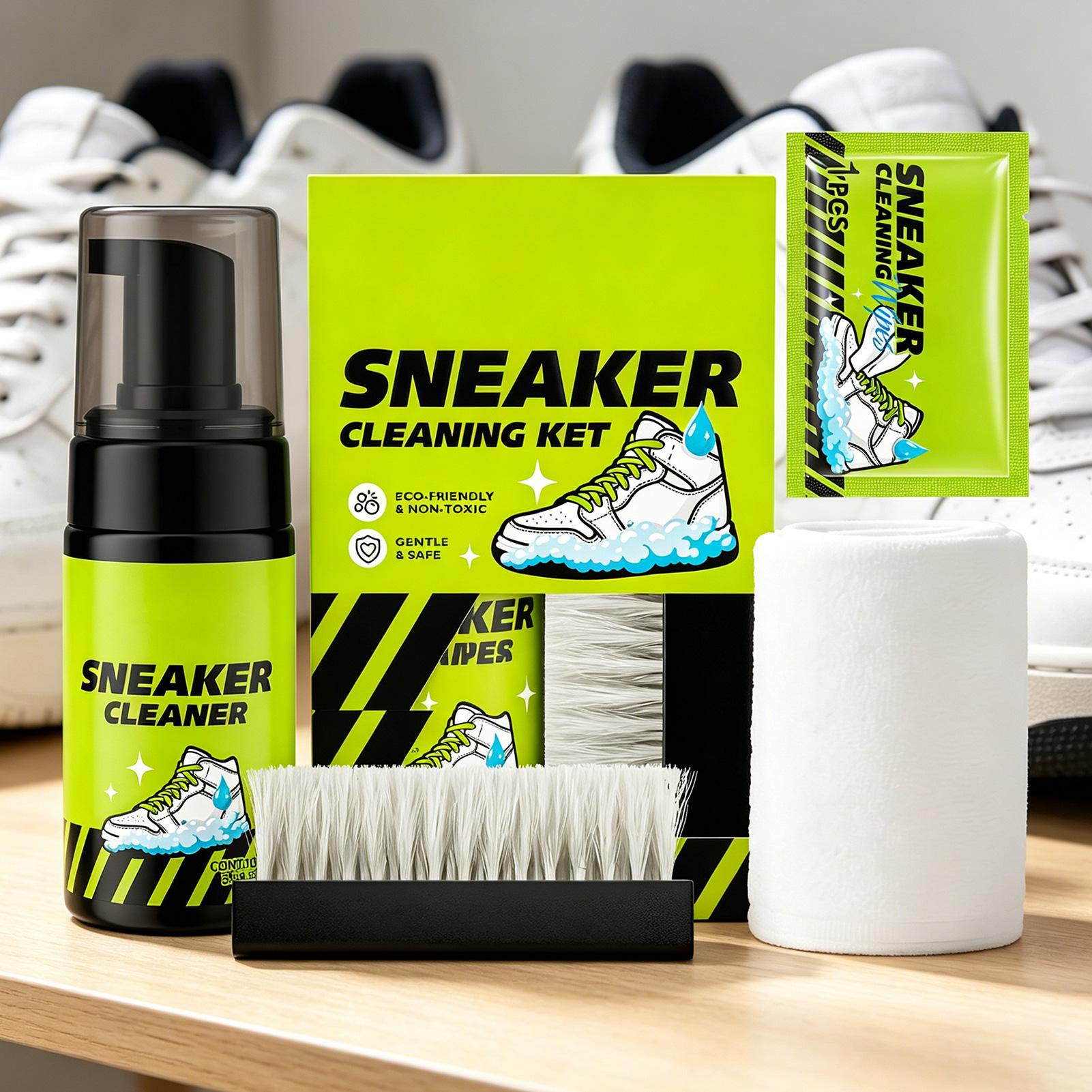 Limpiador de Zapatillas, 4 Pie - Sneaker Care Foam reseña y precio