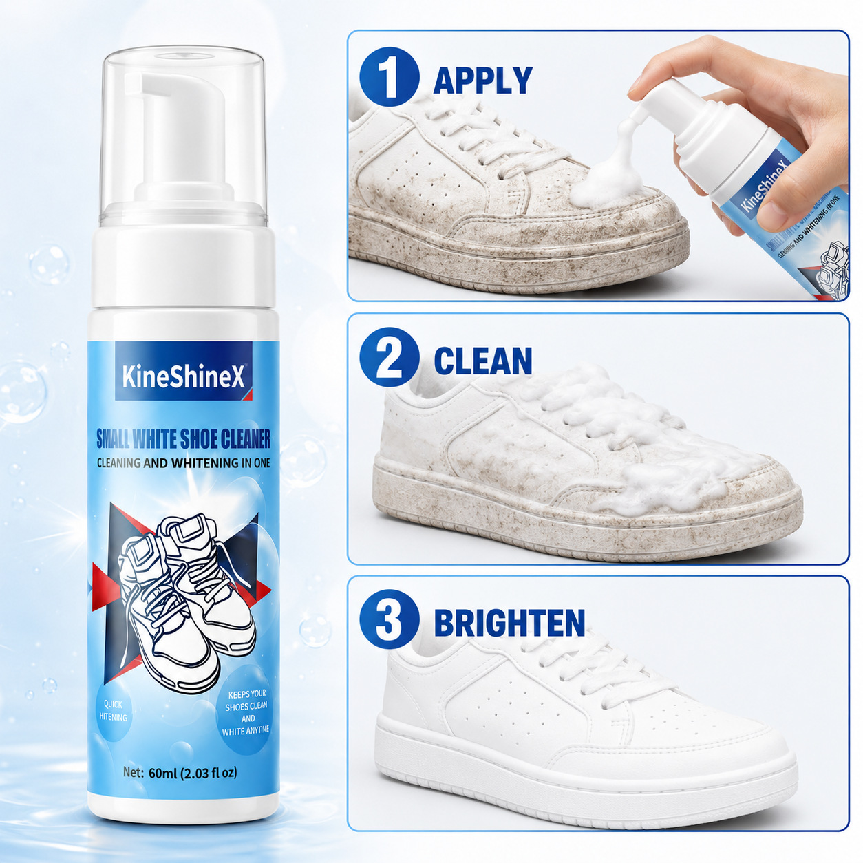Kits de Limpieza de Zapatos Gi - Sneaker Care Foam reseña y precio