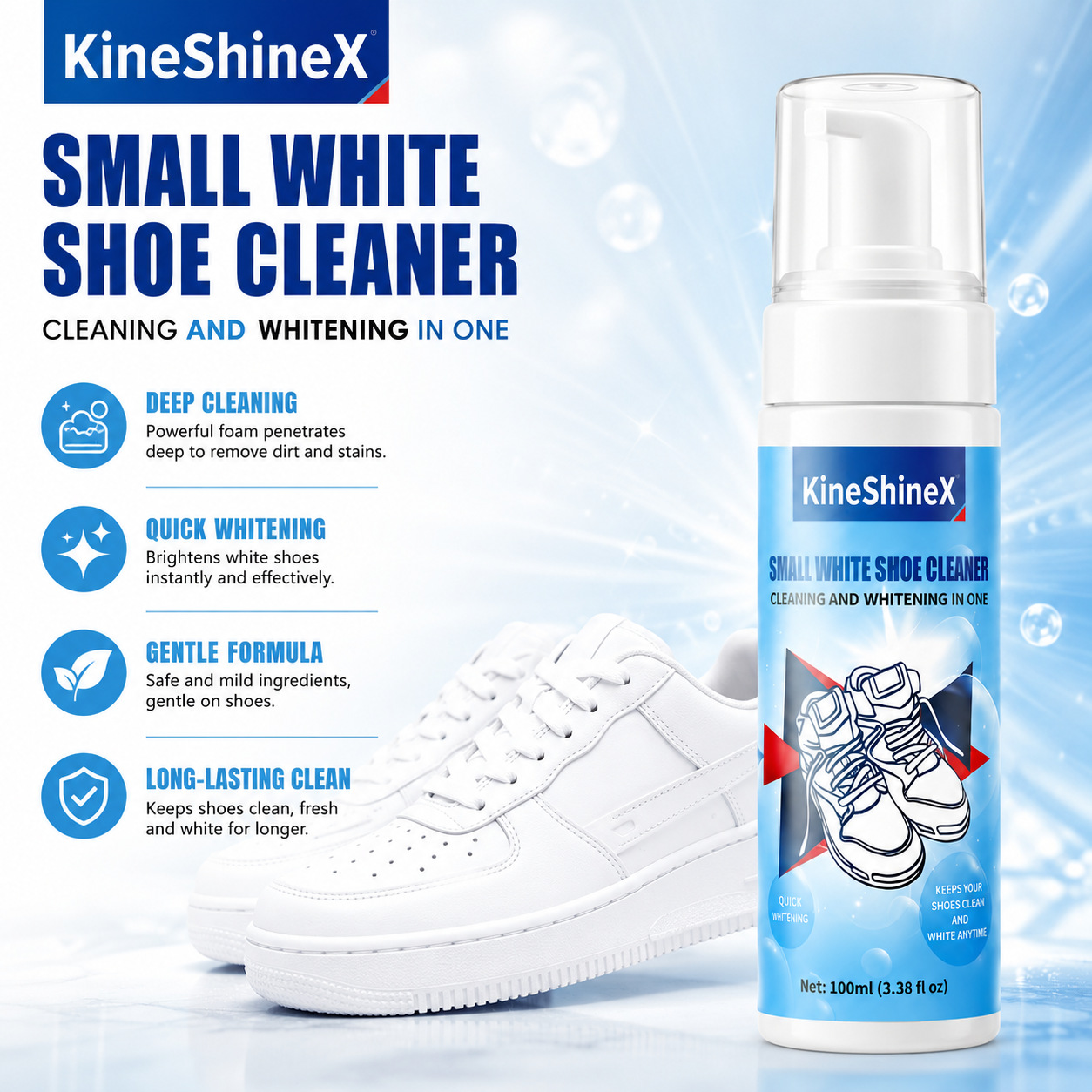 Kits de Limpieza de Zapatos Gi - Sneaker Care Foam reseña y precio